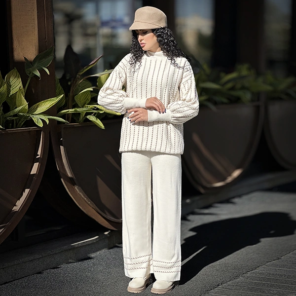 ست بلوز و شلوار بافت از برند SDN